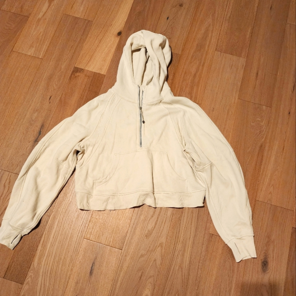 Lulu Lemon Cropped Quarter Zip Hoodie